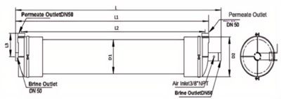 The BMUF100-Max UF Membrane 