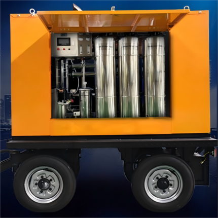 Trailer-type water purification equipment
